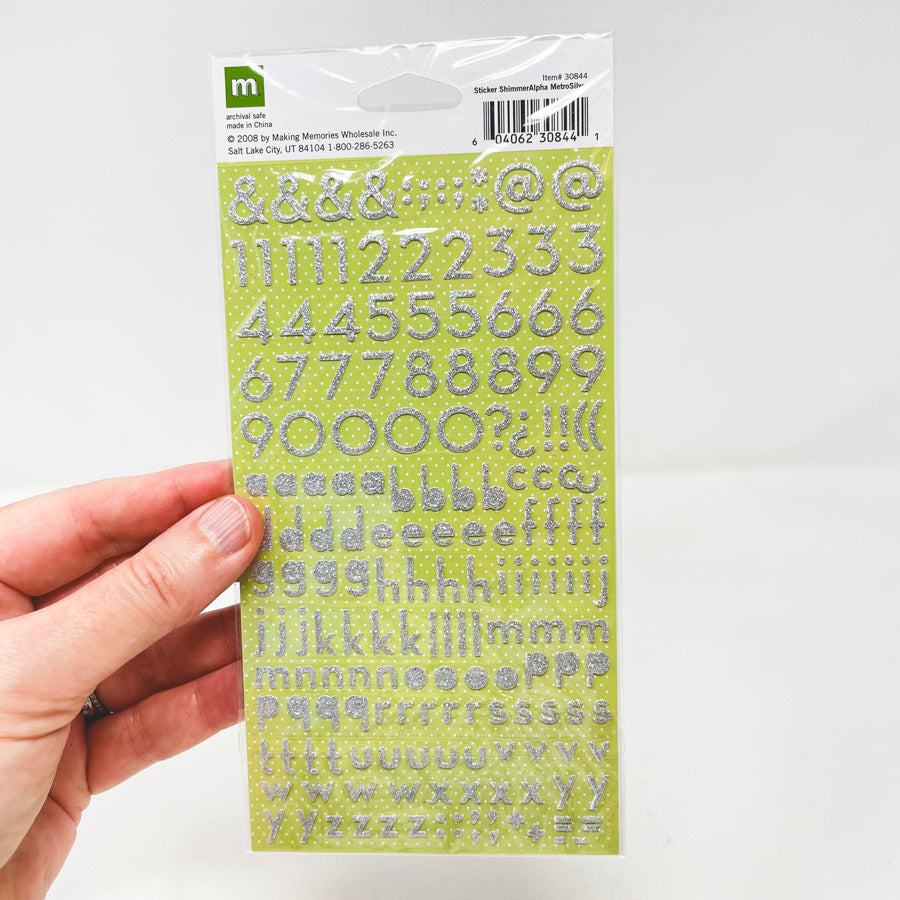 Alphabet Stickers Glittered (1)
