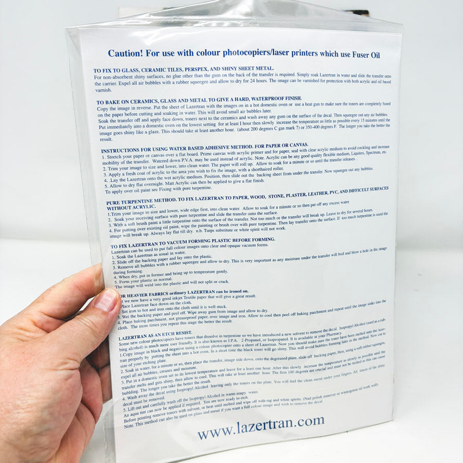 Lazertran Decal and Transfer Sheets