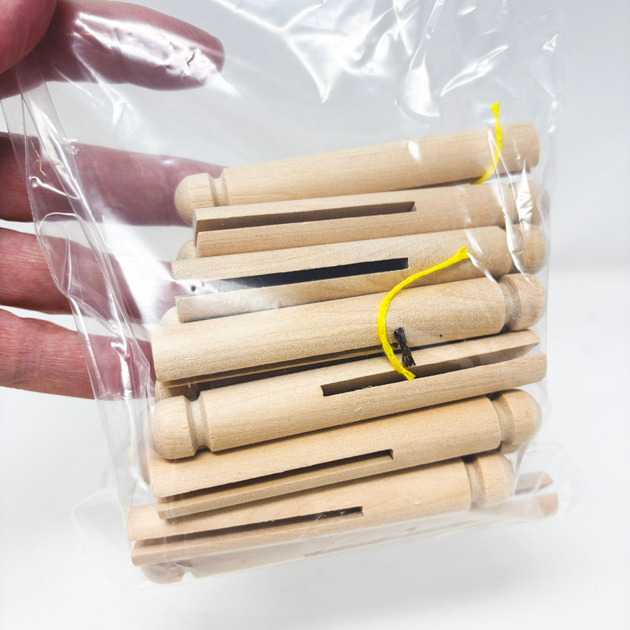 Bundle of Decorative Clothespins