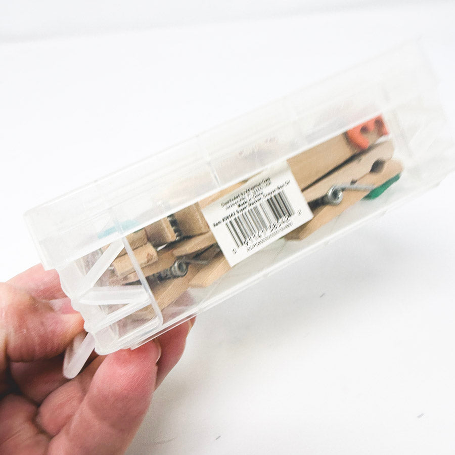 Storage Pack of Mini Clips With Letters/Numbers
