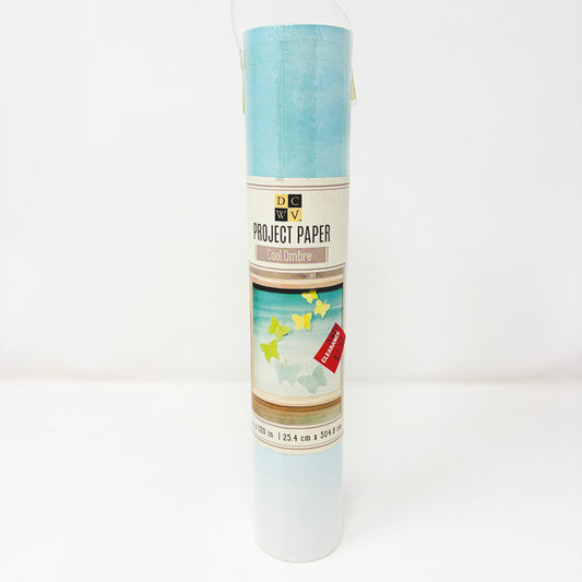DCWV Project Paper - Cool Ombre Roll