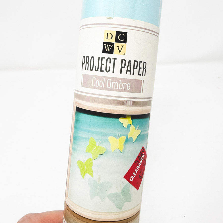 DCWV Project Paper - Cool Ombre Roll