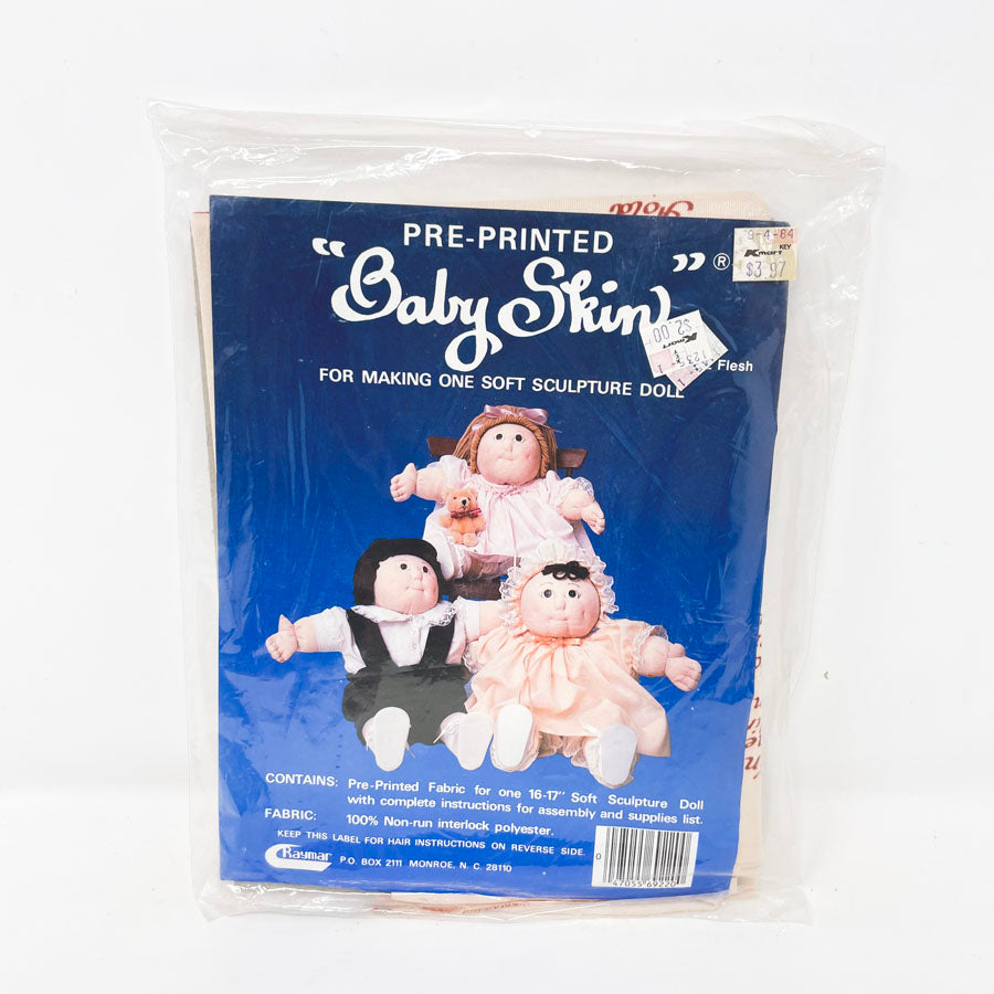 Pre-Printed "Baby Skin" Doll Making Pattern/Fabric