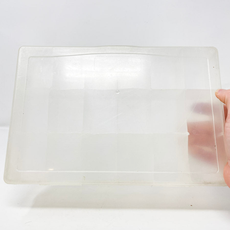 Clear Multi Compartment Storage Box