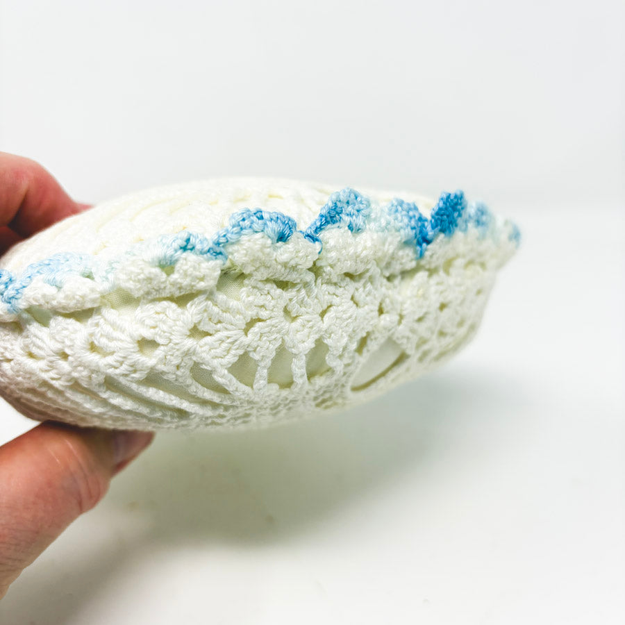 Vintage Crochet Sachet Pillows and Pillow Form