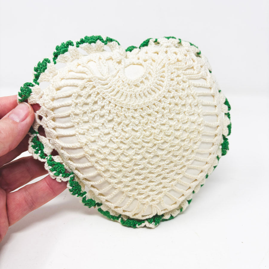 Vintage Crochet Sachet Pillows and Pillow Form