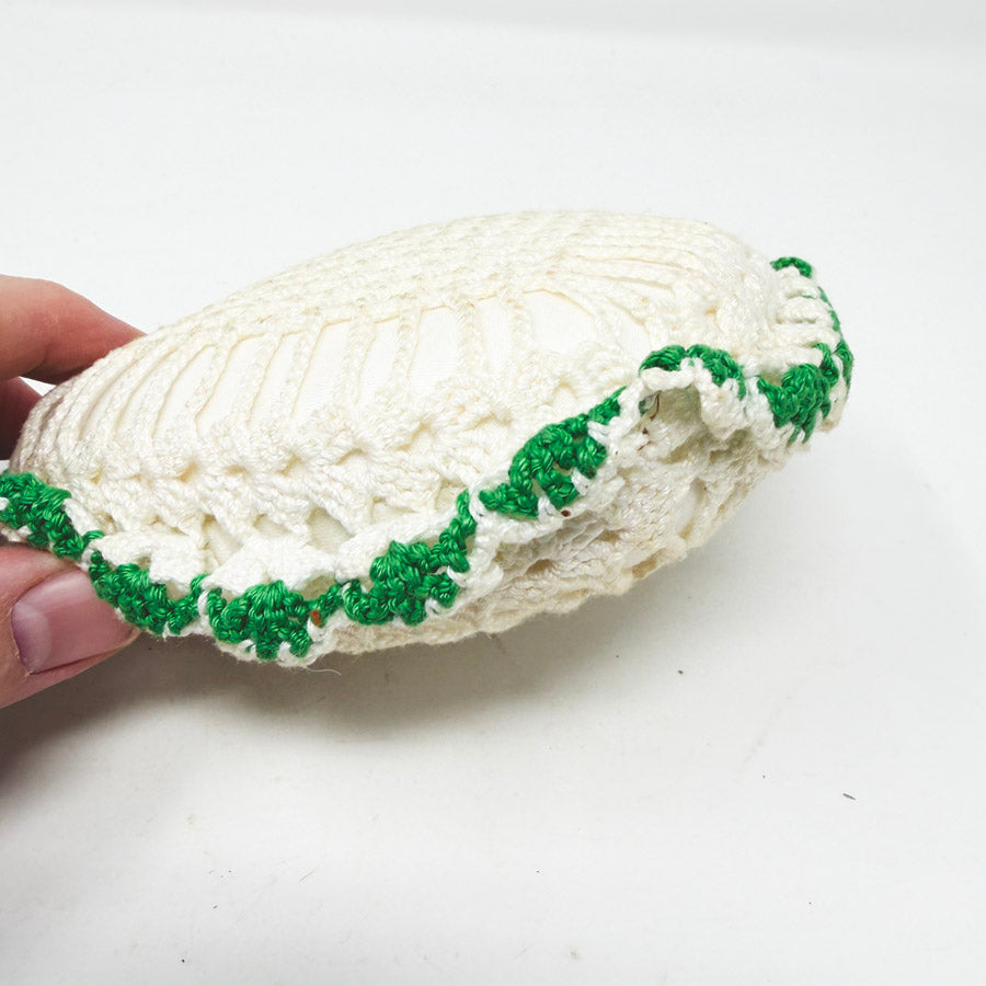 Vintage Crochet Sachet Pillows and Pillow Form
