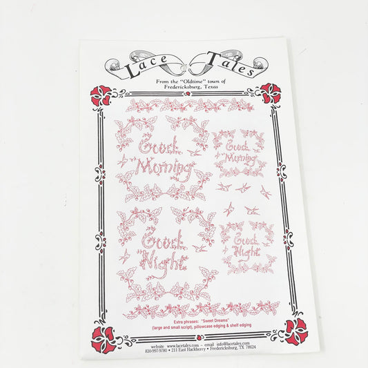 Lace Tales Transfers