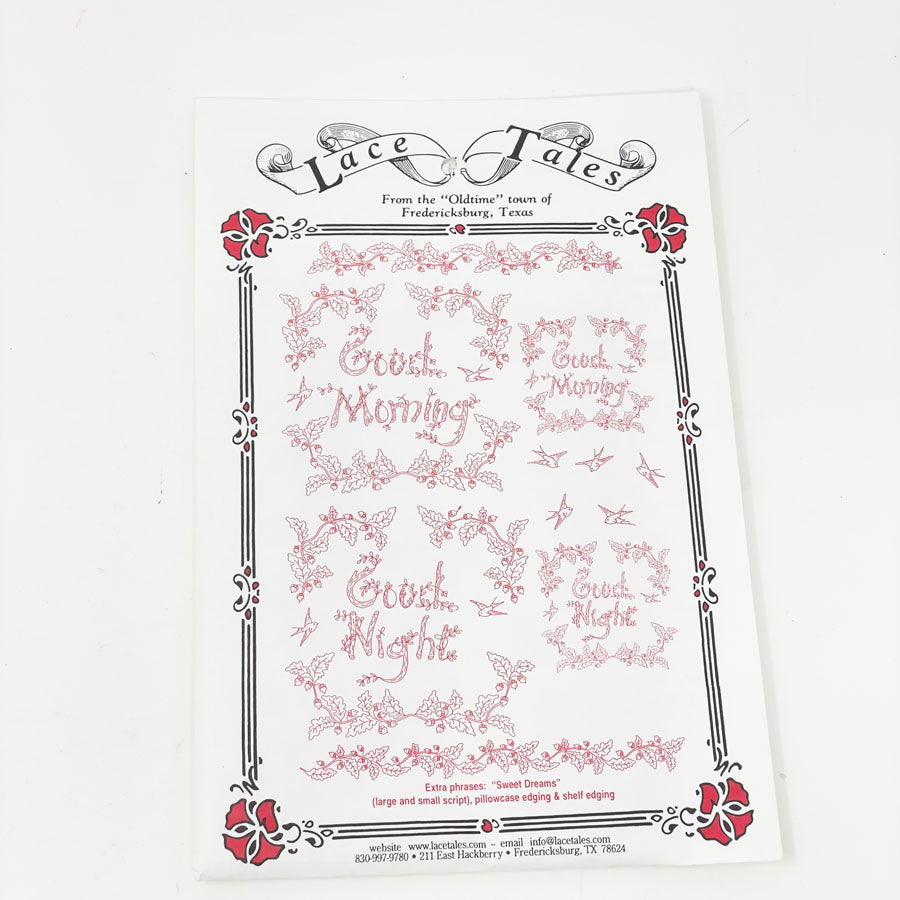 Lace Tales Transfers