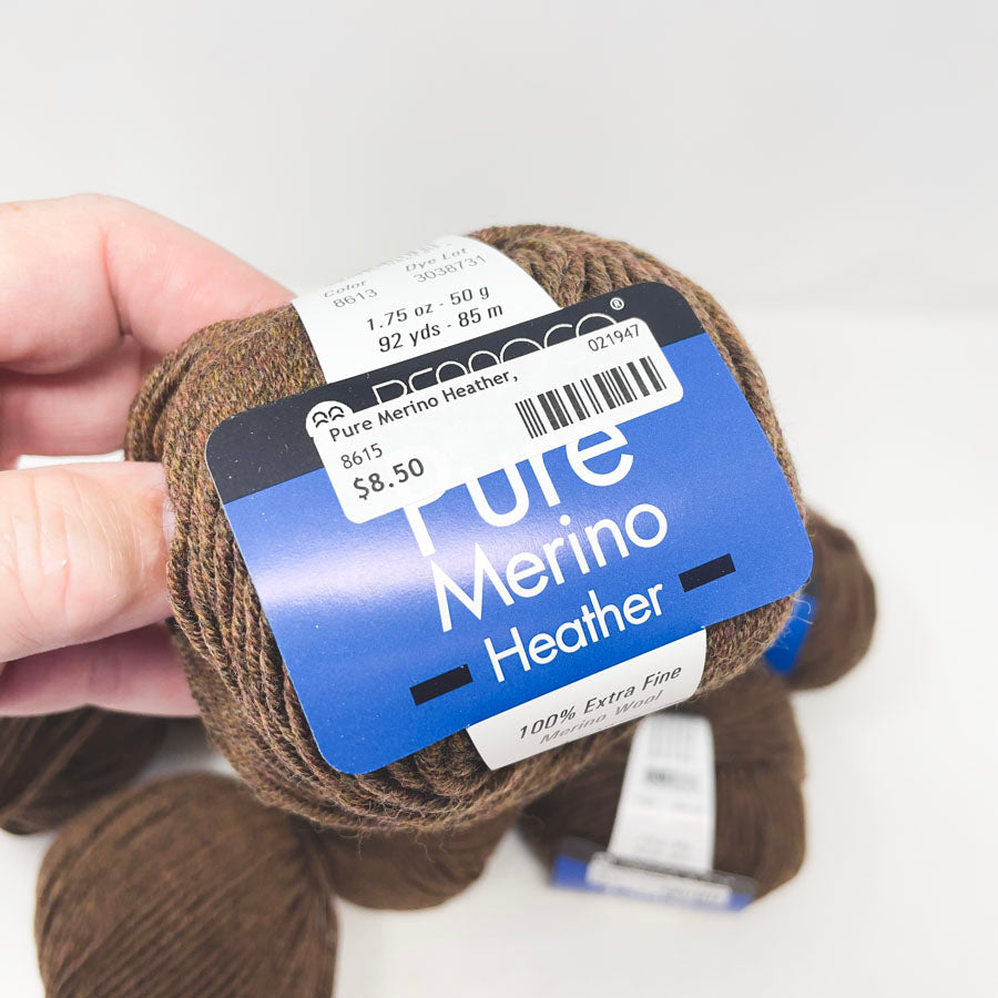 Berroco Merino Heather Yarn - Winter Chocolate 8613 (1)