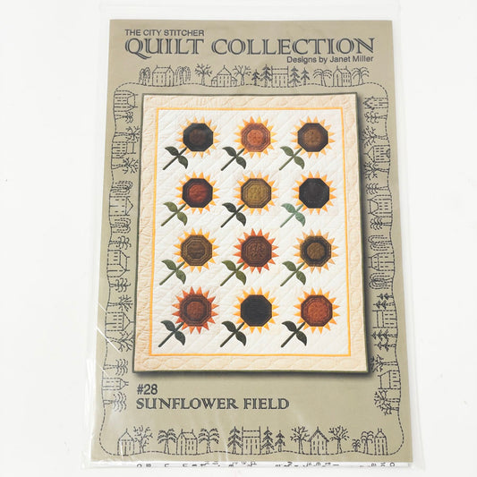 The City Stitcher Sunflower Field Quilt Pattern