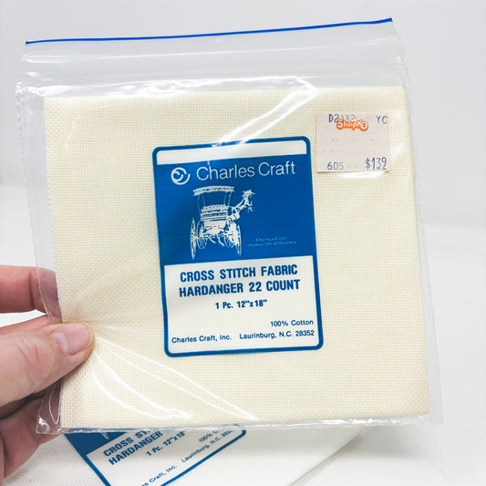 Charles Craft 22 Count Cream Aida - 12" x 18"