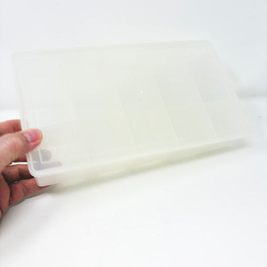 Clear Divided Storage Bin