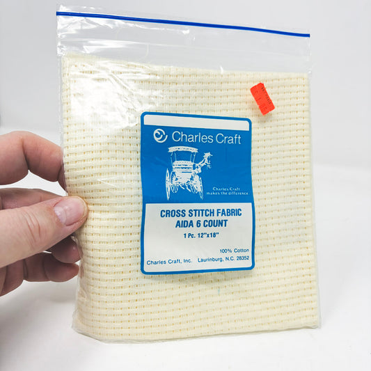 Charles Craft 6 Count Cream Aida - 12" x 18"
