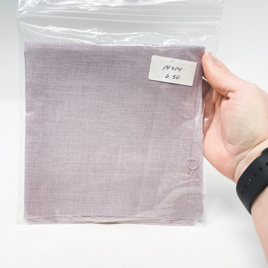 Two Sheets of Fine Count Aida in Muted Colors