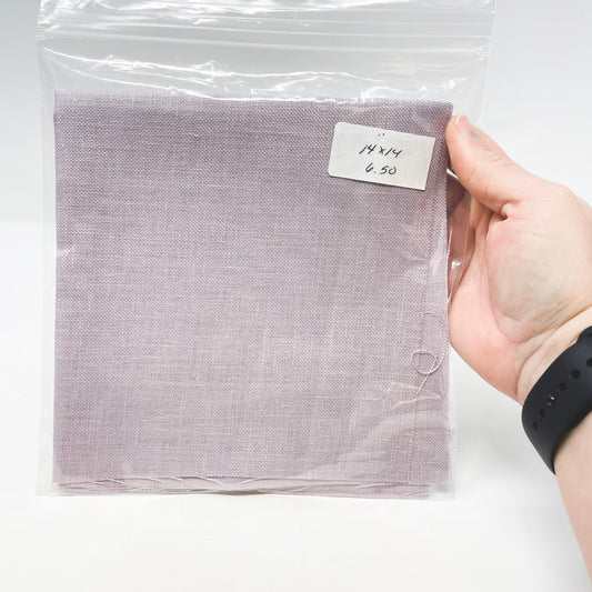 Two Sheets of Fine Count Aida in Muted Colors