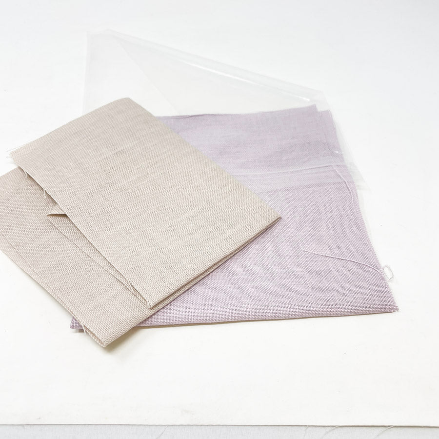Two Sheets of Fine Count Aida in Muted Colors