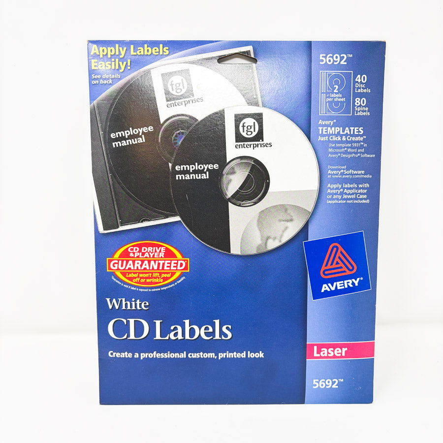 Avery Printable CD Labels 5692