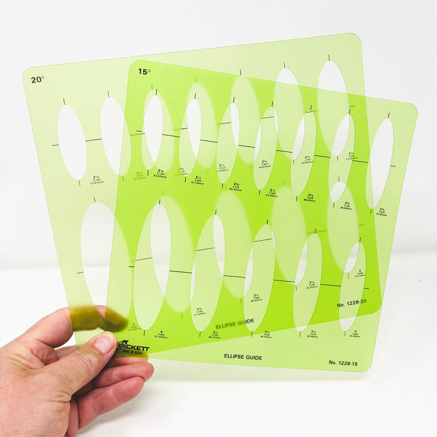 Pickett No. 1228-20 and No. 1228-15 Ellipse Guide Set