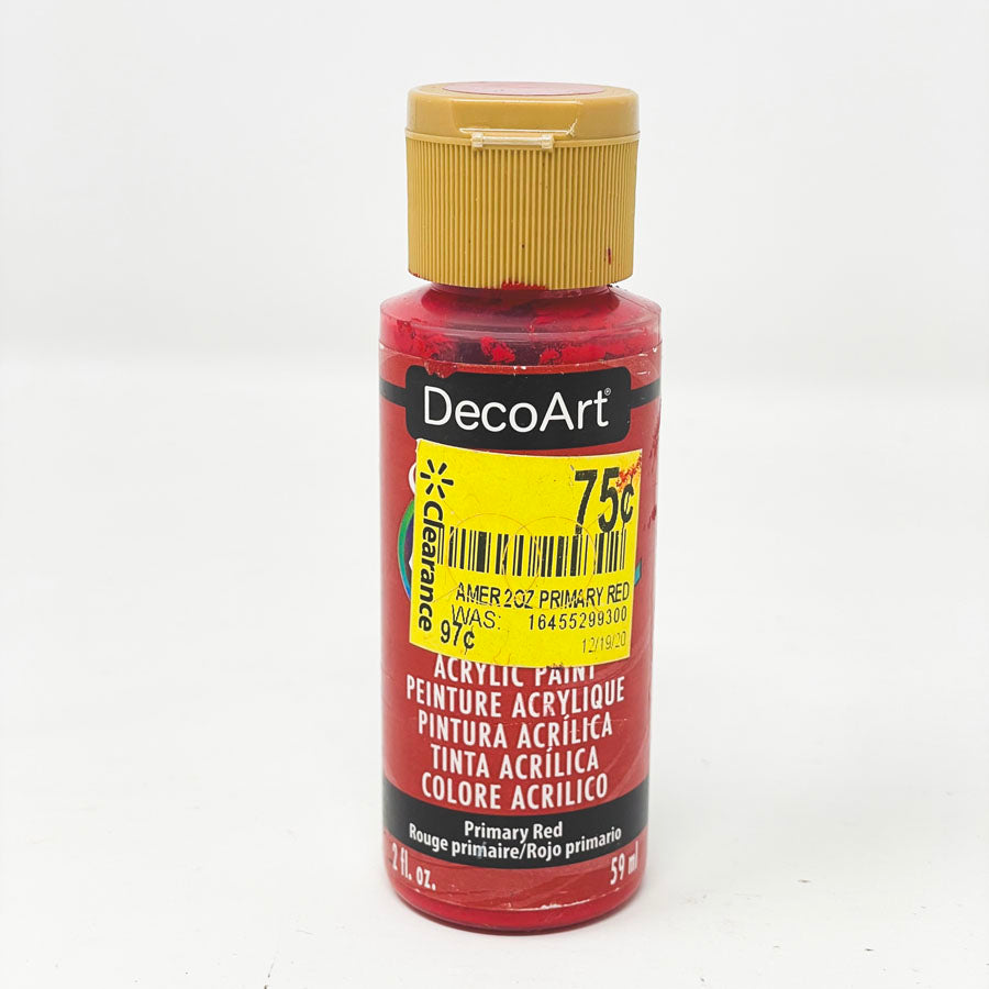 DecoArt Acrylic Paint - Primary Red