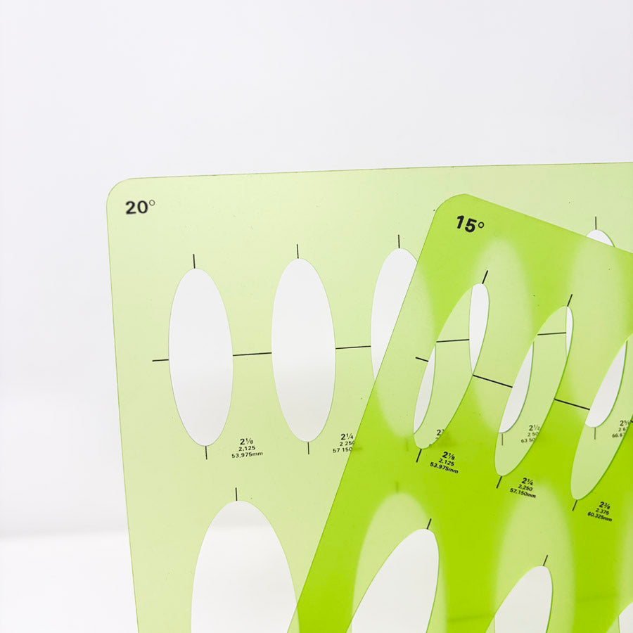 Pickett No. 1228-20 and No. 1228-15 Ellipse Guide Set