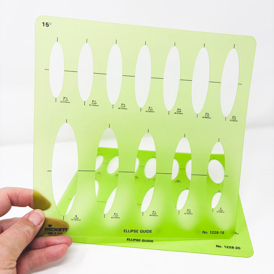Pickett No. 1228-20 and No. 1228-15 Ellipse Guide Set