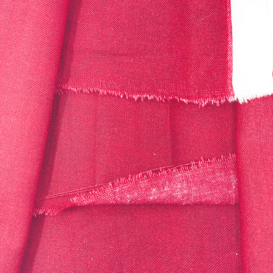 1.5 yd - Textured Cranberry Fabric