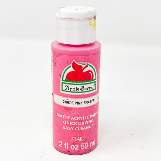 Apple Barrel Matte Acrylic Paint - Pink Eraser