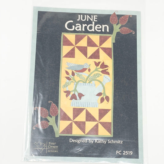 Four Corner Designs June Garden Quilt Block Pattern