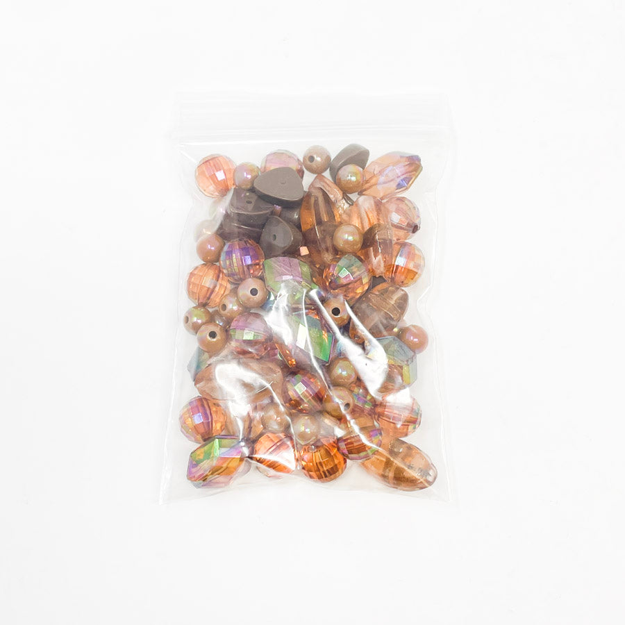 Iridescent Brown Bead Soup