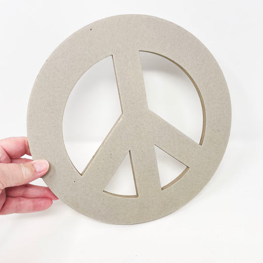 Chipboard Peace Sign