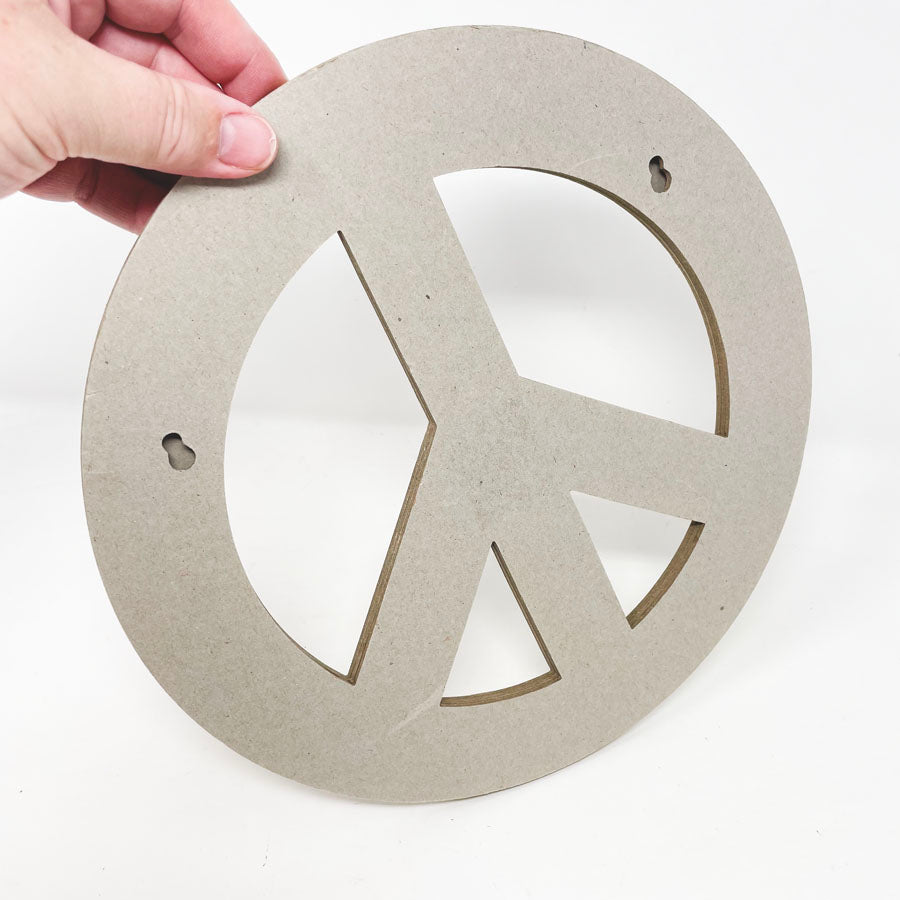 Chipboard Peace Sign