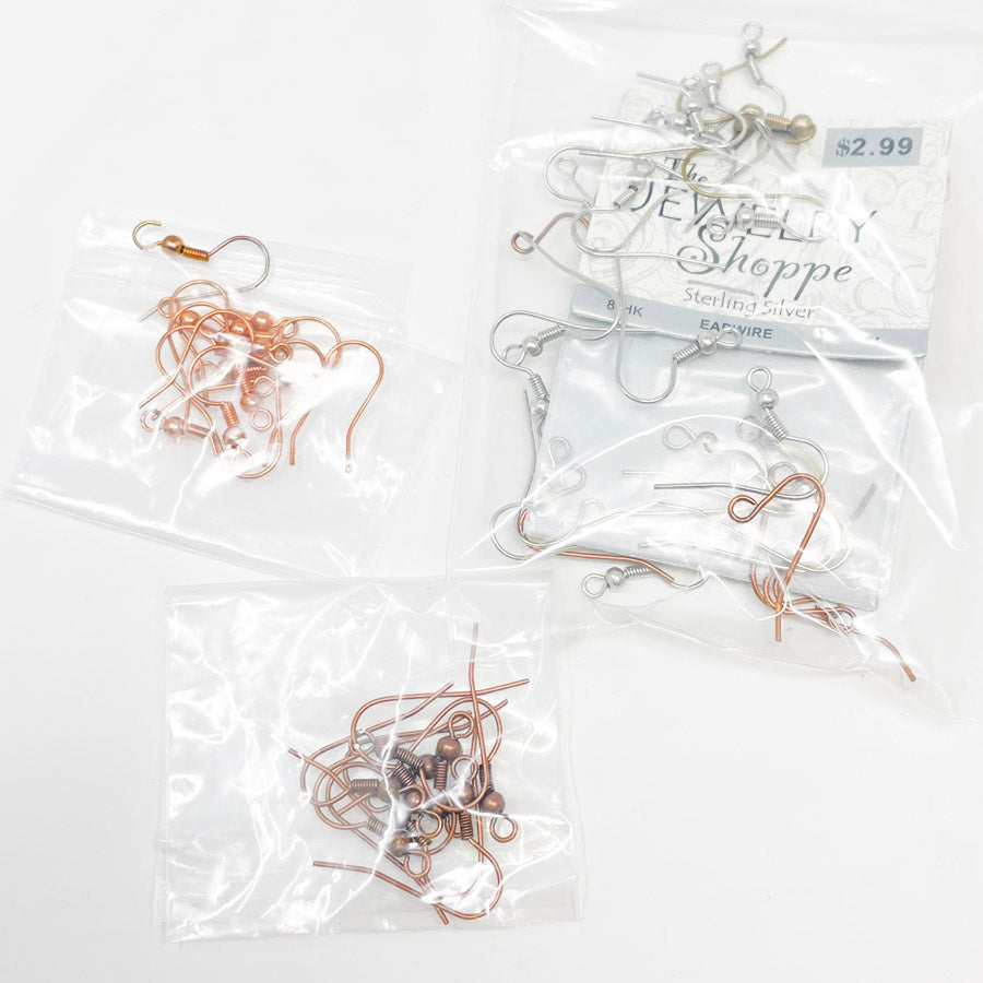 Earring Hooks in Assorted Finishes