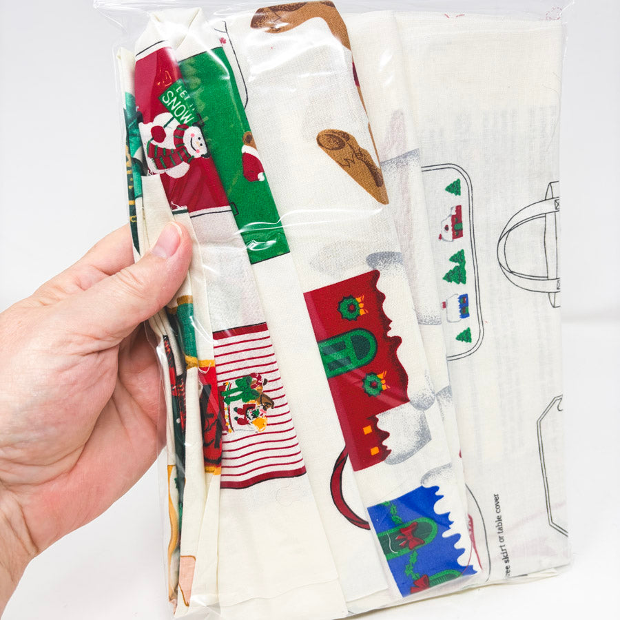 1990's Christmas Appliques - 3 panels