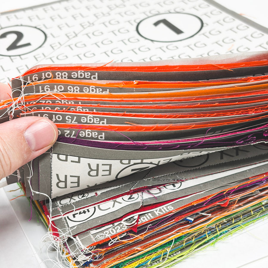 Legit Kits Color Vortex Quilt Kit – Work in Progress
