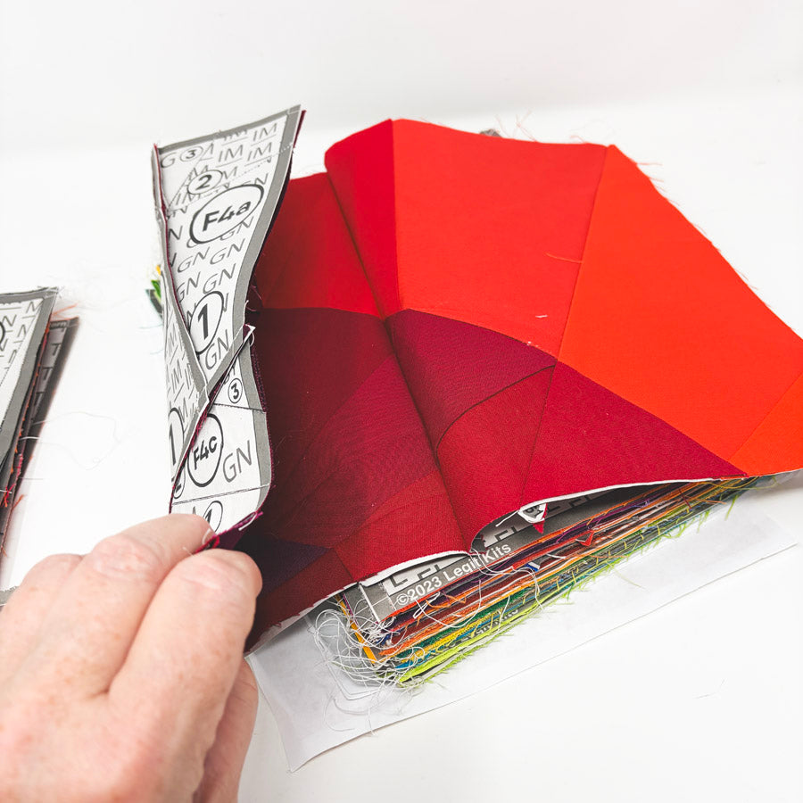 Legit Kits Color Vortex Quilt Kit – Work in Progress