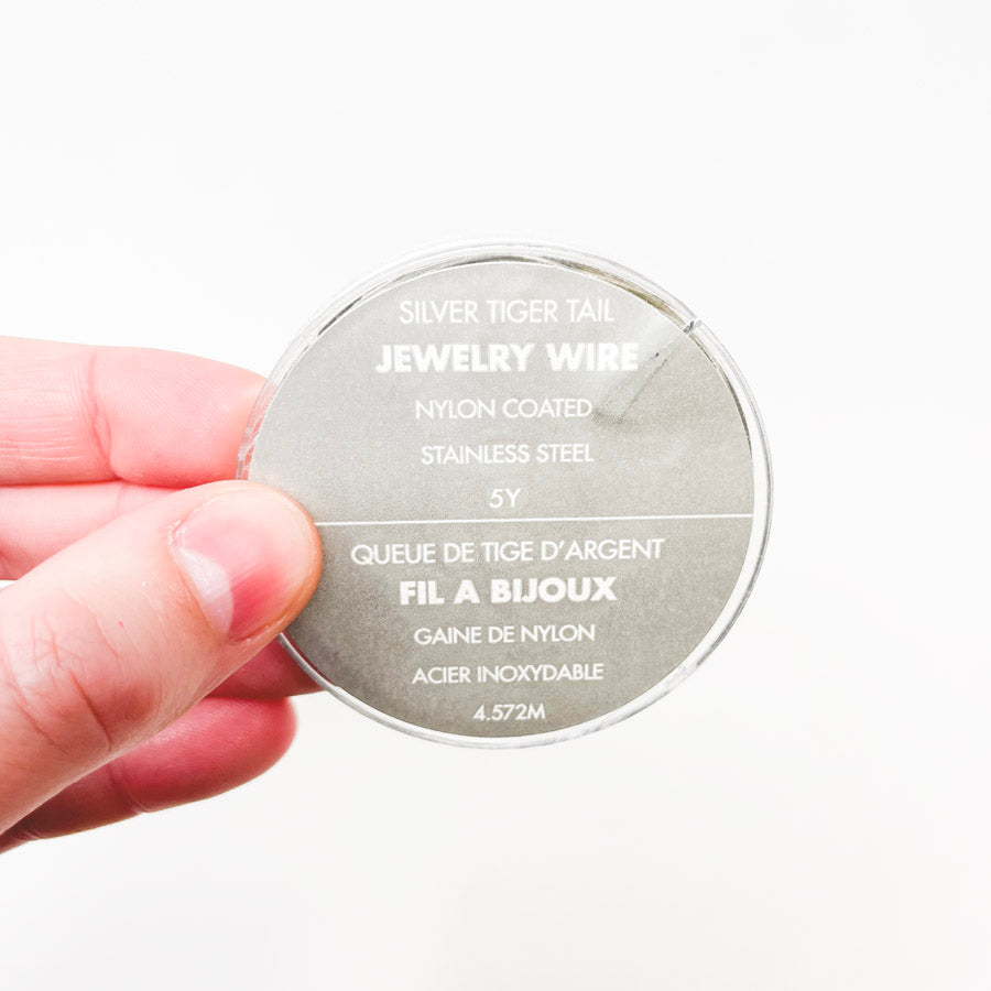 Silver Tiger Tail Stainless Steel Jewelry Wire