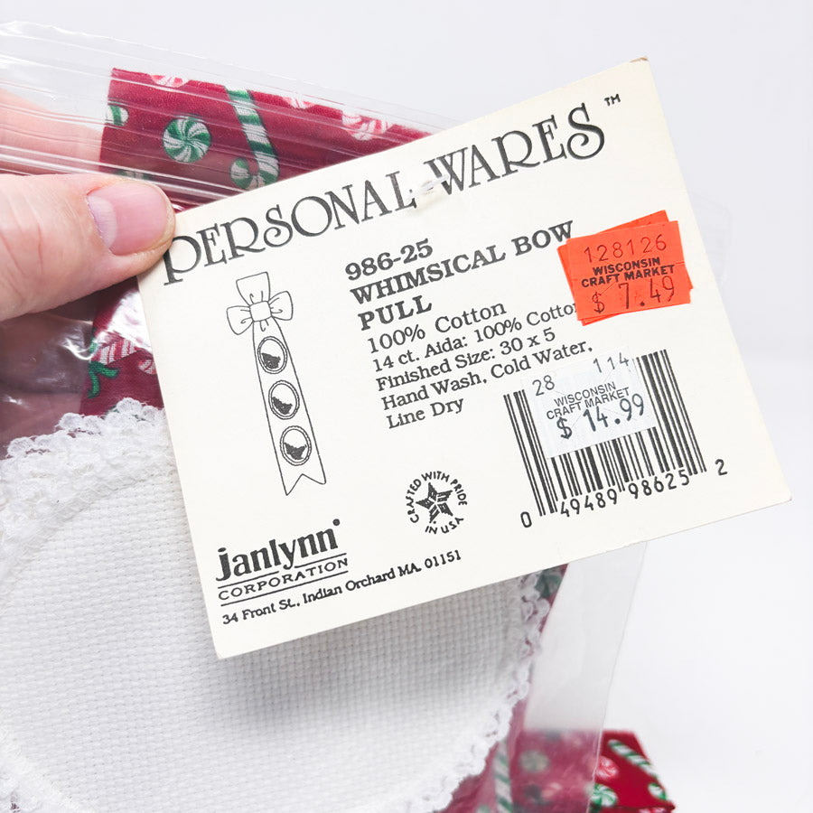 Janlynn Whimsical Bow Pull - 14 ct. Aida