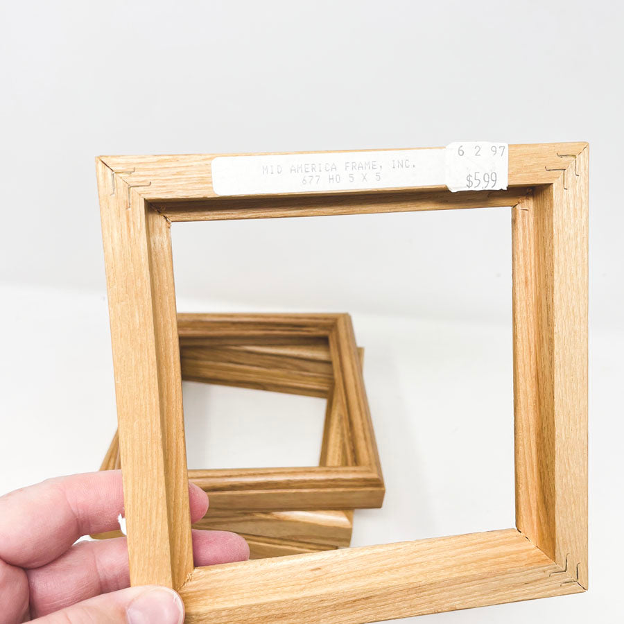 5" x 5" Wood Frames (1)