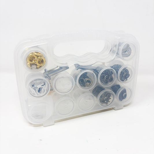 Case of Eyelets and Assorted Sewing Notions