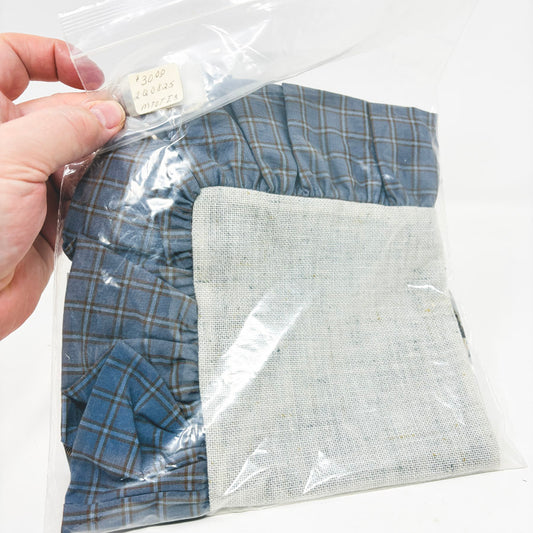 Adam Original 26 Count Blue Ruffle Pillow