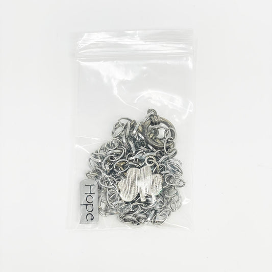 Silver Chain with Charms