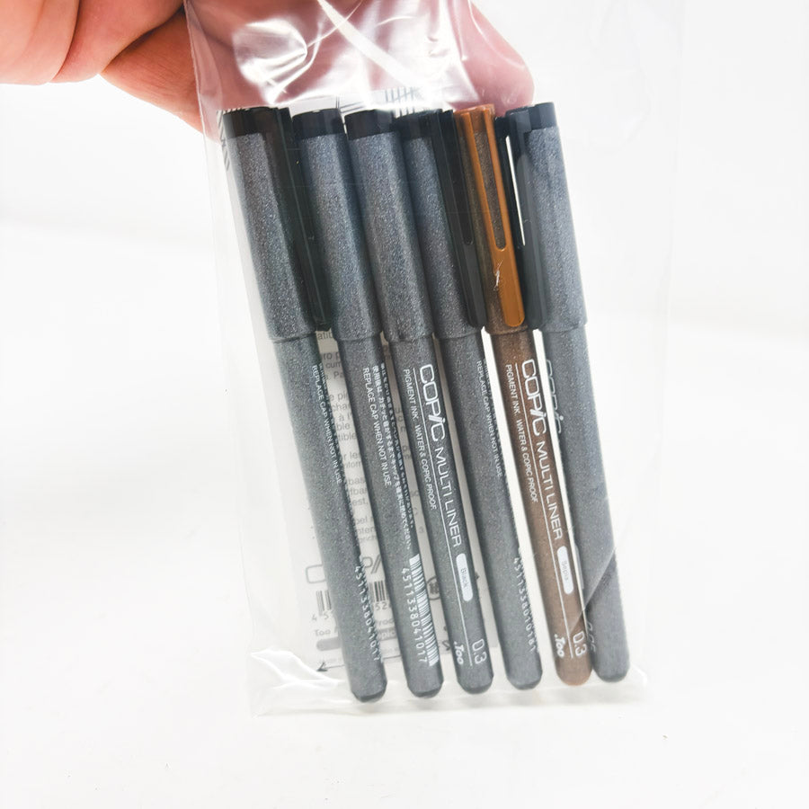 Copic Multiliner Pen Set (6)
