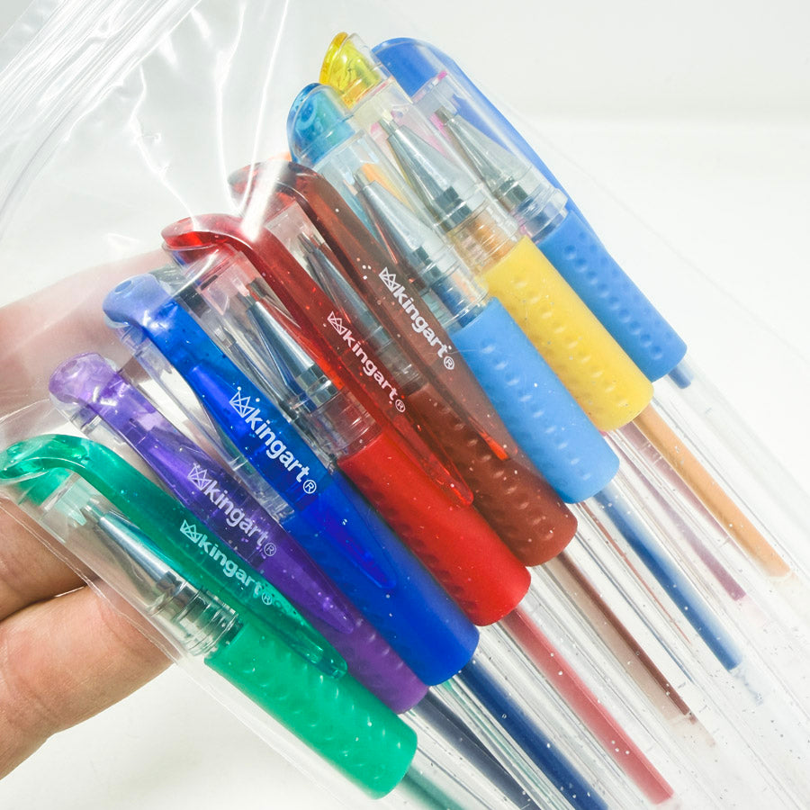 12 pc King Art Gel Pen Set