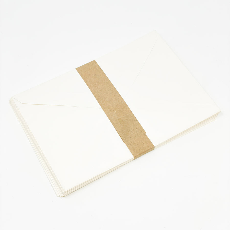 5-1/4" x 7-1/4" Cream Envelopes - Set of 13