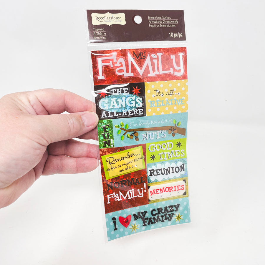 Recollections Family Themed Stickers