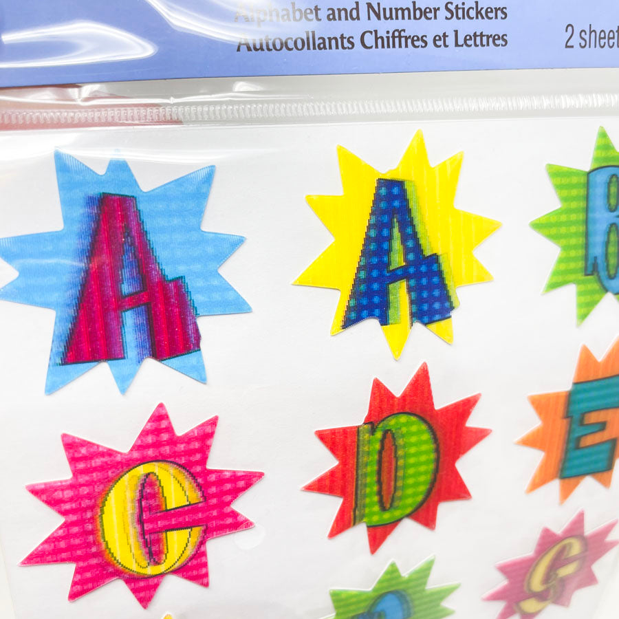 Recollections Lenticular Alphabet Stickers