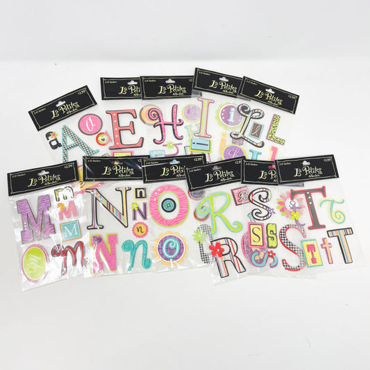 La Petites Alphabet Stickers (1)