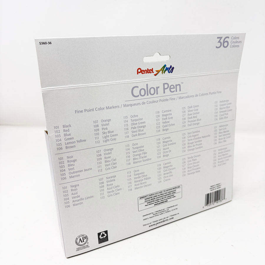 Pentel Color Pen Set – 35 Color