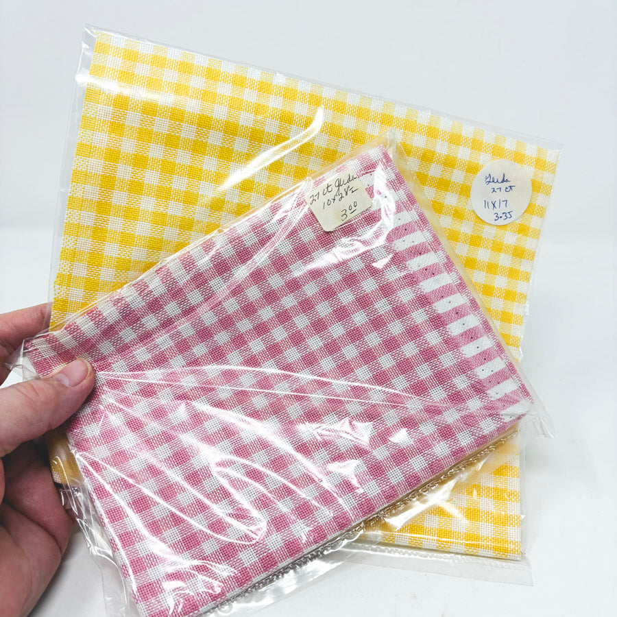 27 Count Gerda Gingham Evenweave Fabric